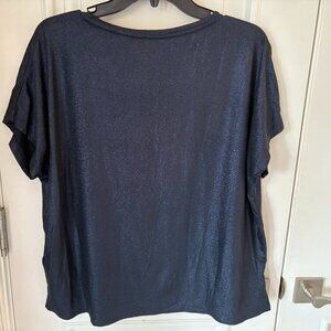 Navy Majestic Filatures Deluxe tee shirt